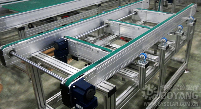 太陽(yáng)能組件生產(chǎn)線-90度頂升換向輸送機(jī)